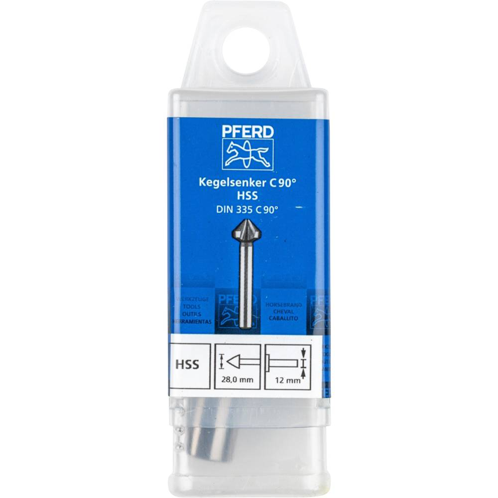 Pferd Tools Kes Hss Din 335 C90° 28,0 Bohrer Kegelsenker 28 Mm Senker B-Ware - 4007220166857