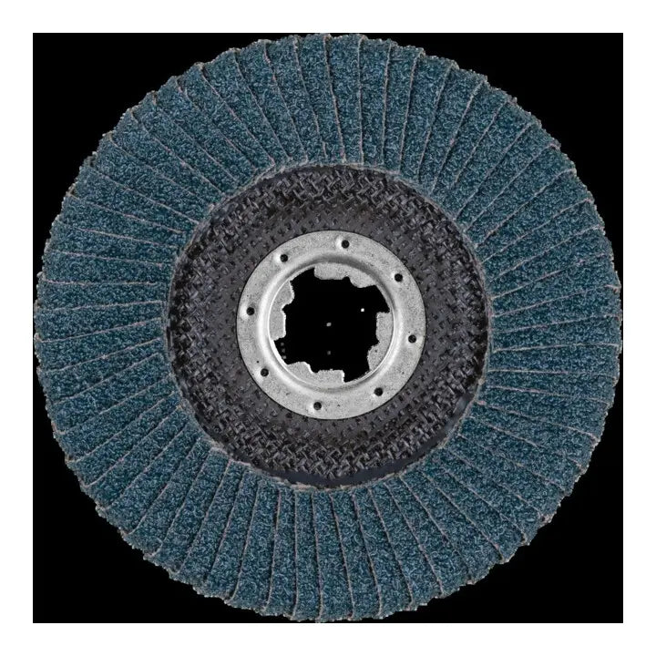 B-Ware Pferd Fächerschleifscheibe Schleifblatt Xlock Stahl 125mm K40 Mittel 10 Stück - 4007220113790