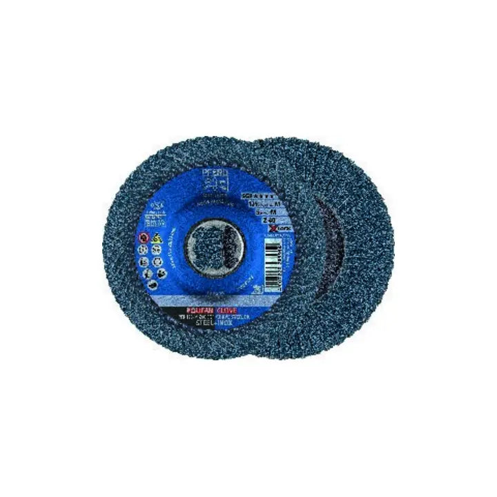 B-Ware Pferd Fächerschleifscheibe Schleifblatt Xlock Stahl 125mm K40 Mittel 10 Stück - 4007220113790