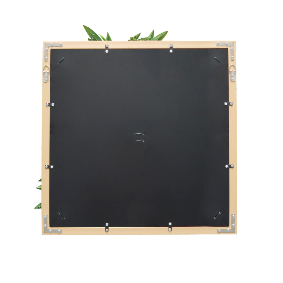 B-Ware Hjh Living Pflanzenmatte / Wand Vertikaler Leafluxe Wall 1 50x50cm 3 Stück - 4064323106791