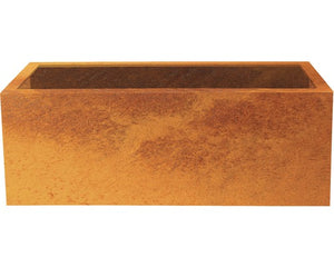 B-Ware Palatino Pflanzkübel Lotte Blumenkasten Corten-Stahl 150 x 40 x 50 cm rost