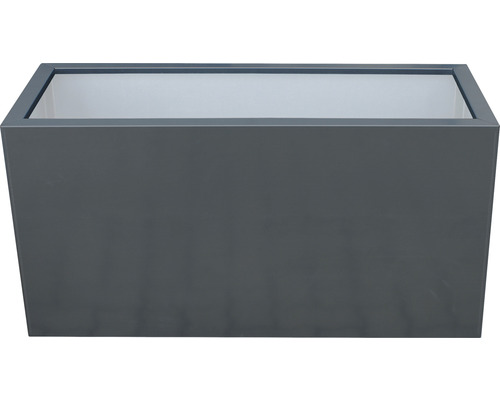B-Ware Palatino Pflanzkübel Lotte Blumenkasten Metall Anthrazit 150 X 40 X 50 Cm - 4260445862427