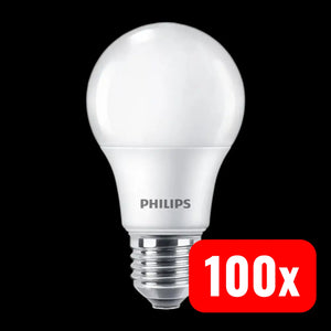 B-Ware Philips Glühlampe Leuchtmittel Led E27 Warmweiß Weiß 8 W Glühlampenform 100 Stück