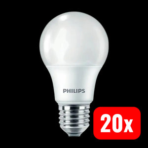 B-Ware Philips Glühlampe Lampe Led E27 Neutralweiß 8 W Weiß Matt Core Pro 20 Stück