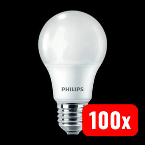 B-Ware Philips Glühlampe Lampe Led E27 Neutralweiß 8 W Weiß Matt Core Pro 100 Stück