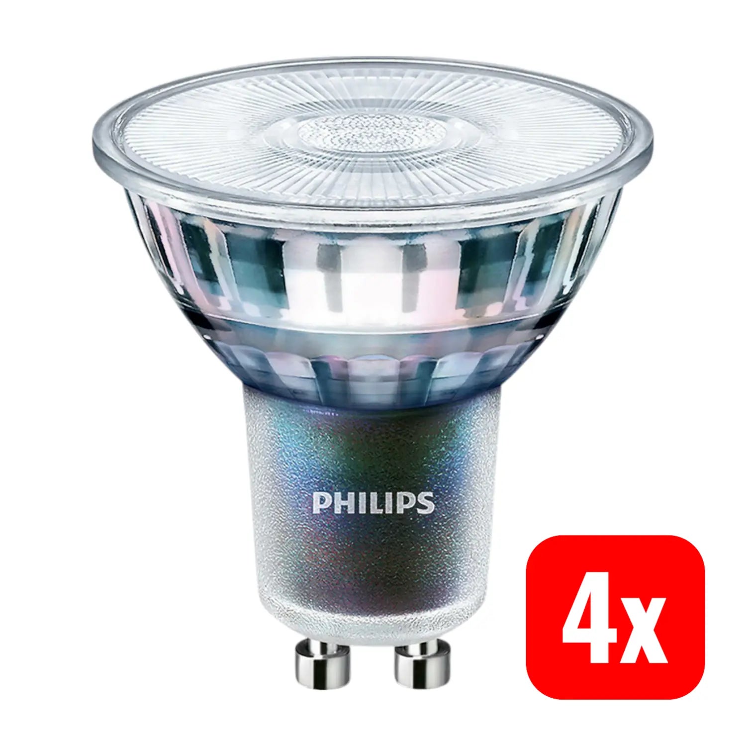 B-Ware Philips Lampe Led Eek G Leuchtmittel Gu10 2700 K 97 Ra Reflektor 3.9 W 4 Stück - 8718696707555