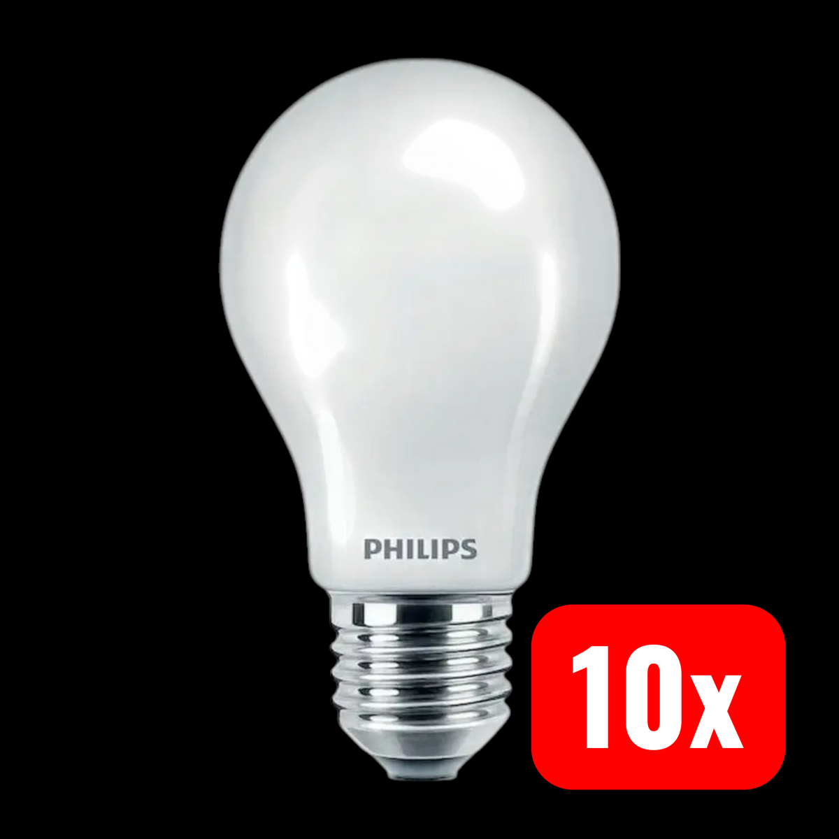 Philips Lampe Leuchtmittel Glühbirne Pear A60 E27 Warmweiß 11,2 W 10 STÜCK - 8719514347946