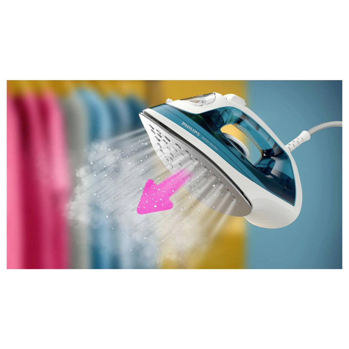 Philips Bügeleisen Dampfbügeleisen Glätteisen DST2010 Series 2000 W 4 Programme - 8720389044847