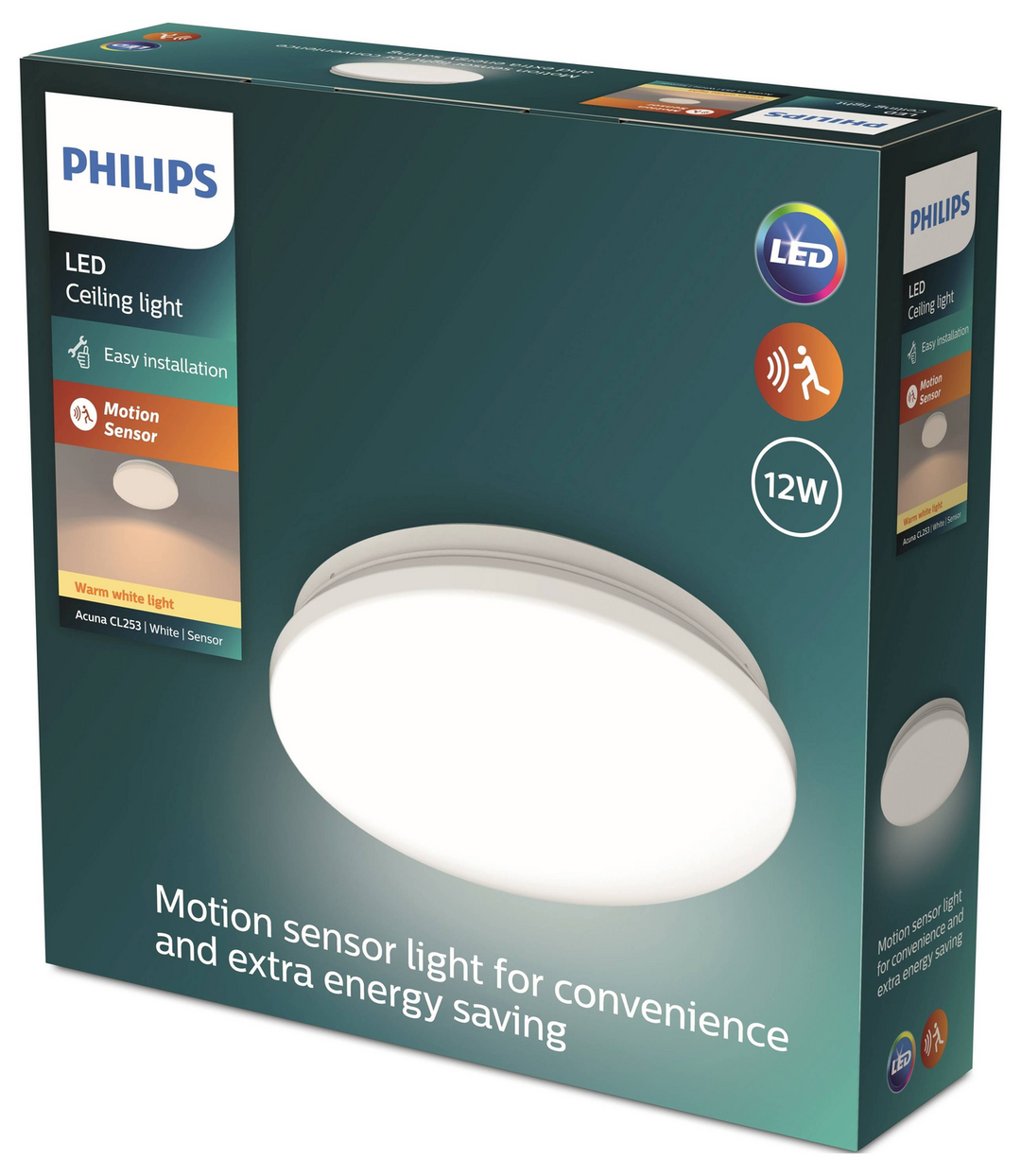 Philips 8720169295988 Acuna Led Deckenleuchte Deckenlampe Leuchte Led 12 W Weiß  B-Ware