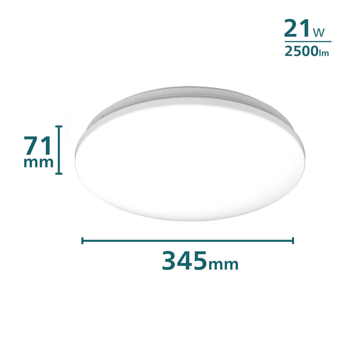 Philips 8720169295988 Acuna Led Deckenleuchte Deckenlampe Leuchte Led 12 W Weiß  B-Ware