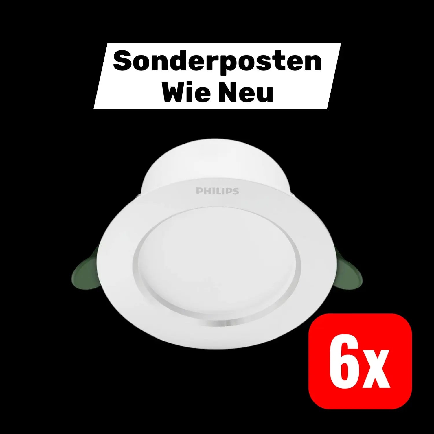 B-Ware Philips 8720169308121 Diamond Einbauleuchte Lampe Led 2.2 W 6 Stück - 8720169308121