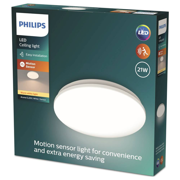Philips Acuna Led Deckenleuchte Led 21 W Weiß Deckenlampe Lampe Leuchte Spot B-Ware - 8720169296022