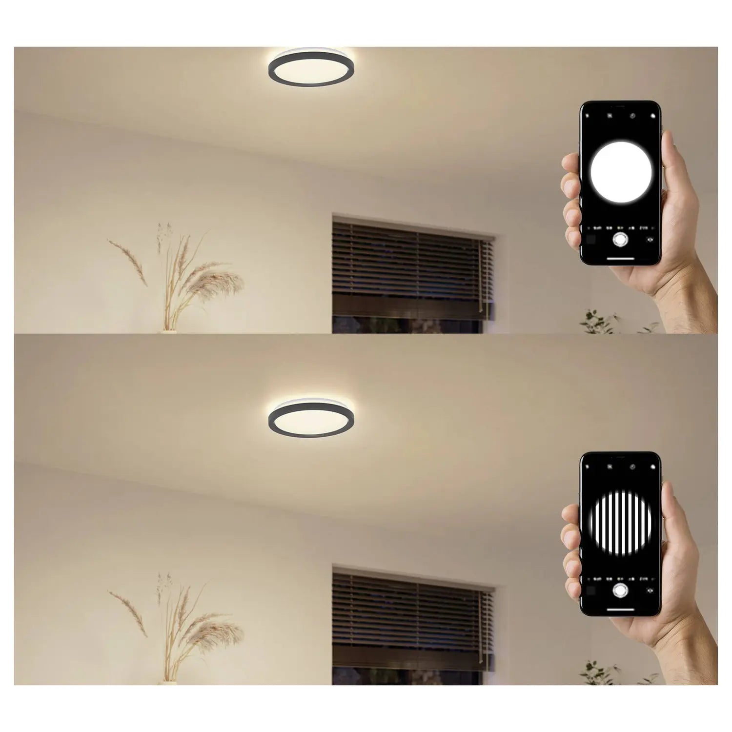B-Ware Philips Aio Led Deckenleuchte Lampe Fernbedienung Deckenlampe 2700 6500 K Schwarz - 8721103057563