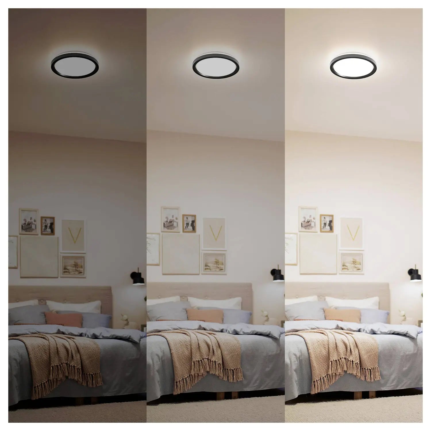 B-Ware Philips Aio Led Deckenleuchte Lampe Fernbedienung Deckenlampe 2700 6500 K Schwarz - 8721103057563