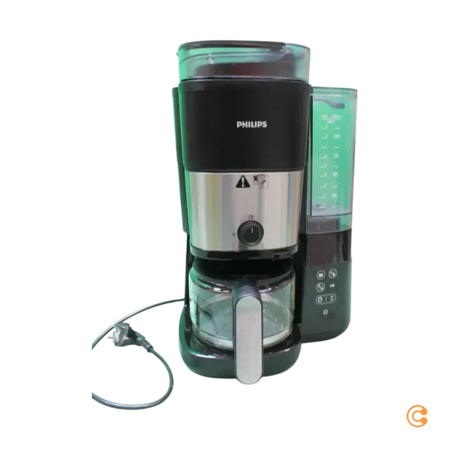 C-Ware Philips Hd7900/01 Kaffeemaschine Schwarz Silber Fassungsvermögen Siehe Text/Foto - 8720389023422