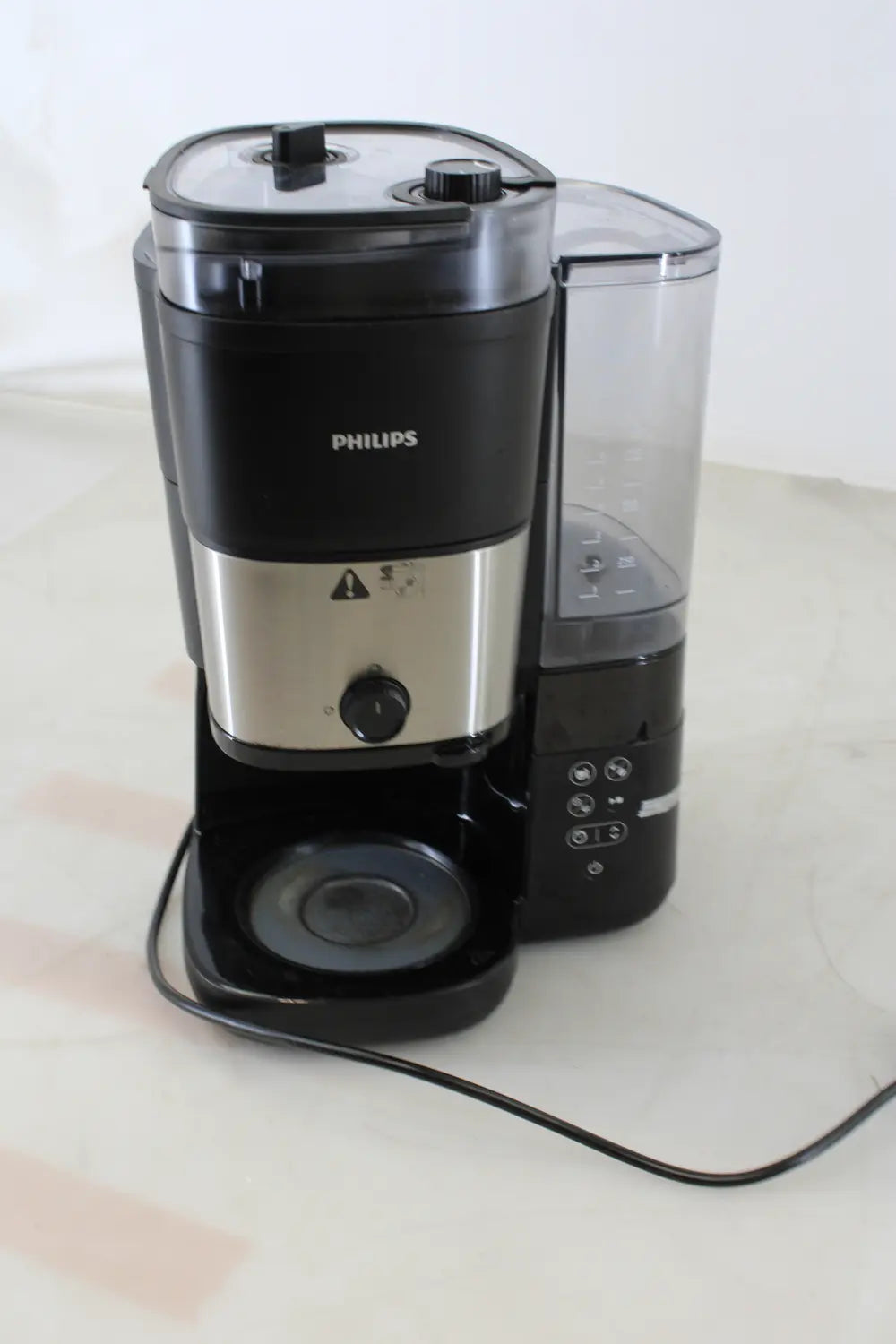 C-Ware Philips Hd7900/01 Kaffeemaschine Schwarz Glaskanne Mahlwerk Siehe Text/Foto474 - 8720389023422
