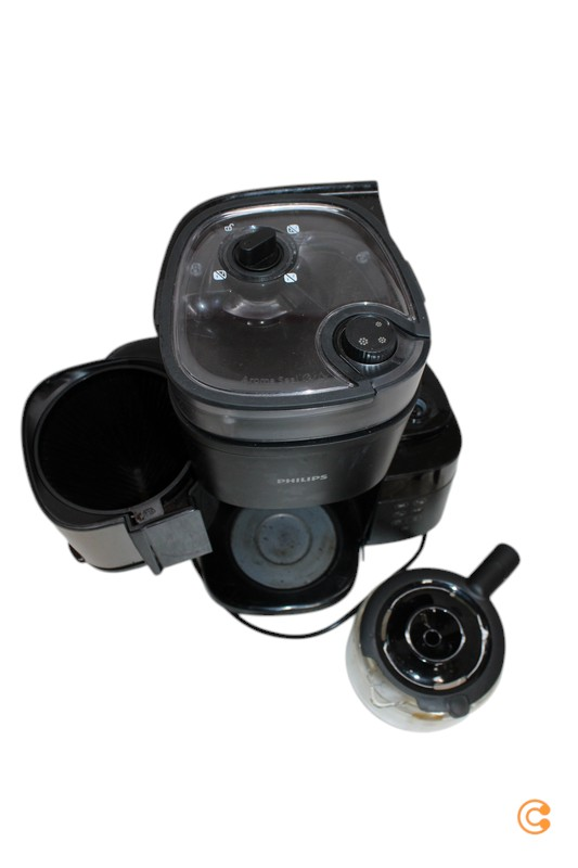 Philips Hd7900/01 Kaffeemaschine Schwarz Silber Kaffee Haushalt Siehe Text/Foto C-Ware
