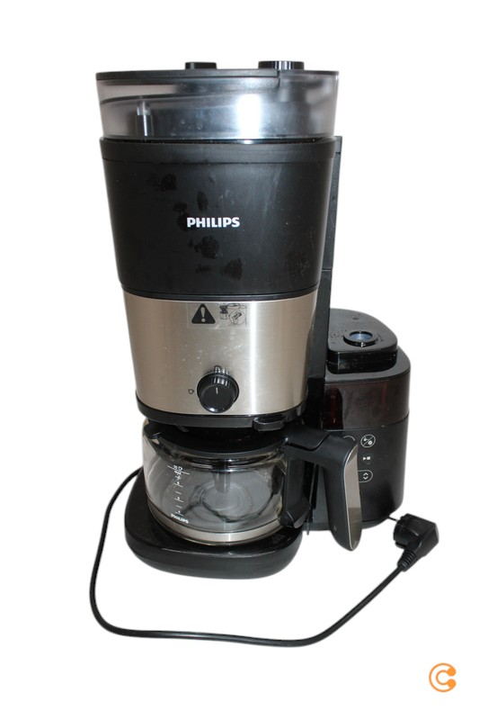 Philips Hd7900/01 Kaffeemaschine Schwarz Silber Kaffee Haushalt Siehe Text/Foto C-Ware