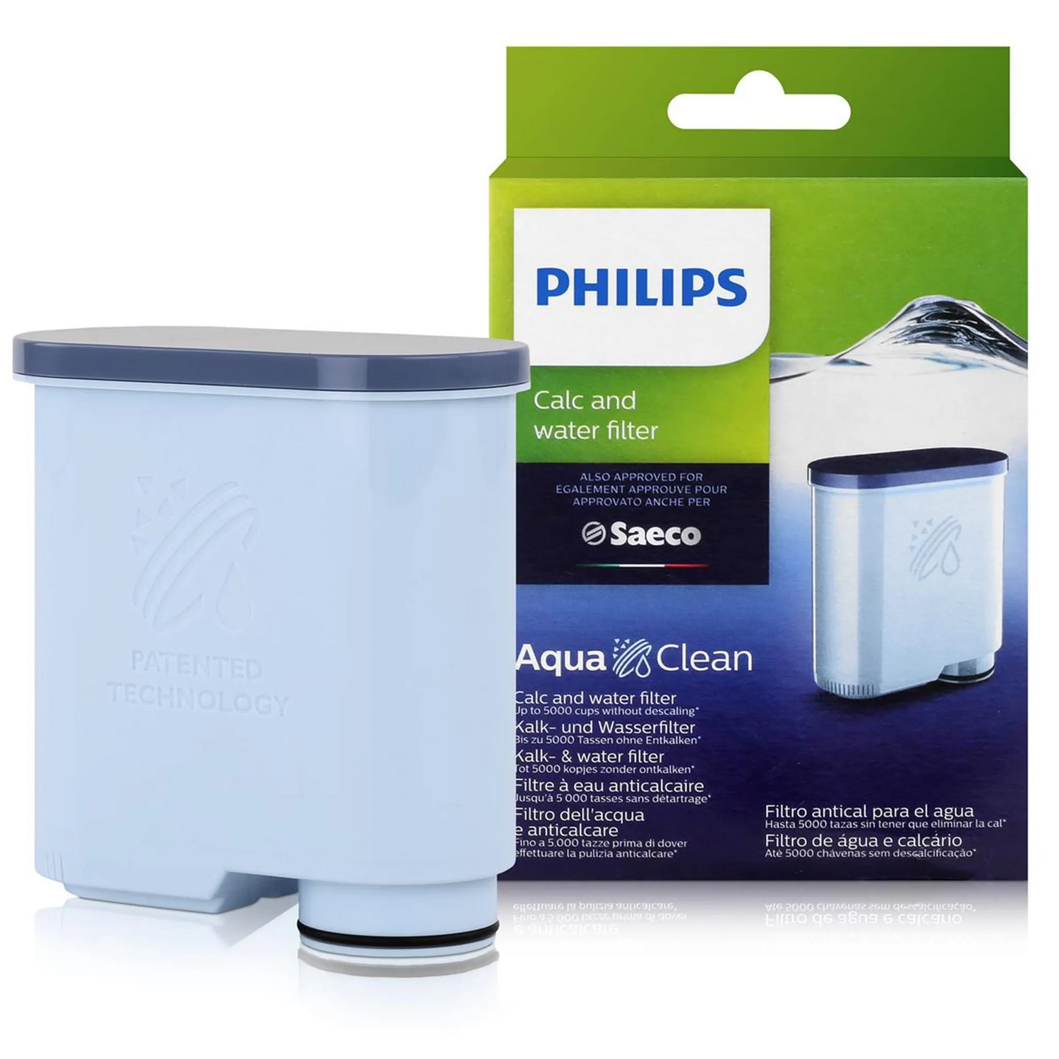 B-Ware Philips Aqua Clean Kalk  Und Wasserfilter Wasserfilterung Kalkfilter Blau 3 Stück - 8720389000317