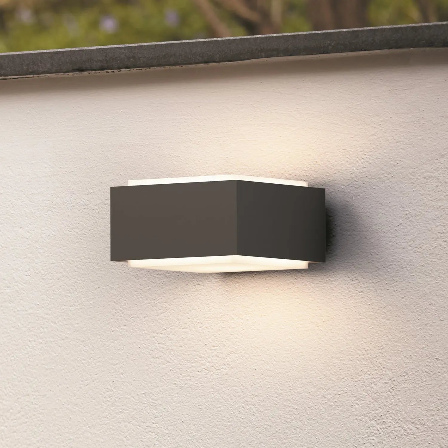 B-Ware Philips Außenwandleuchte Wandlampe Hedgehog E27 Led Aluminium Anthrazit 2er Pack - 8721103038098