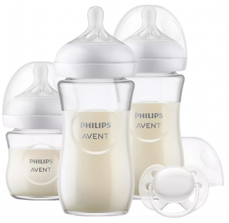 B-Ware Philips Avent Flaschen Starter Set Set Glas Babyflasche Natural Response   - 8710103990727