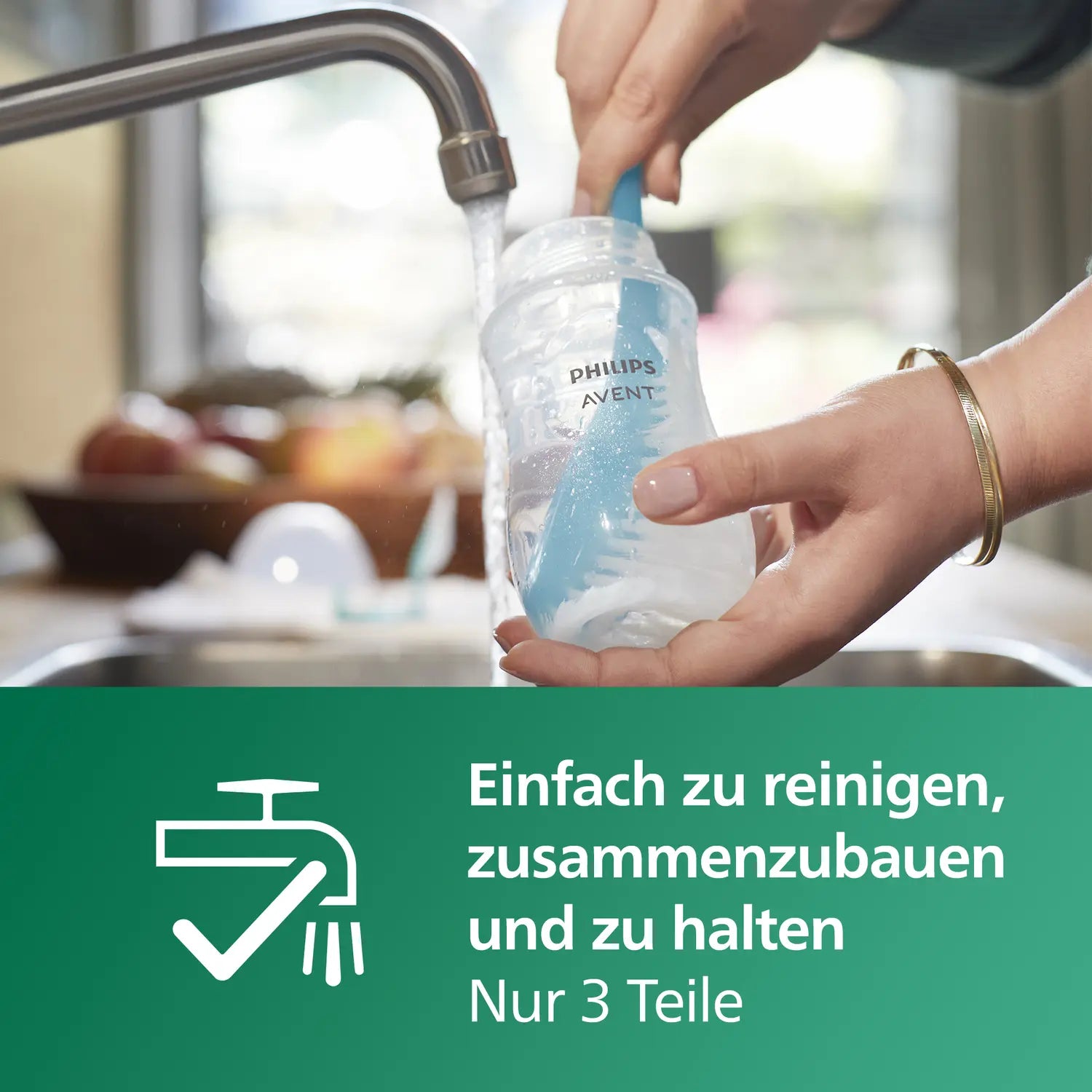 B-Ware Philips Avent Flaschen Set Babyflaschen Starterset Glas Stillen Sauger Schnuller - 8710103990734