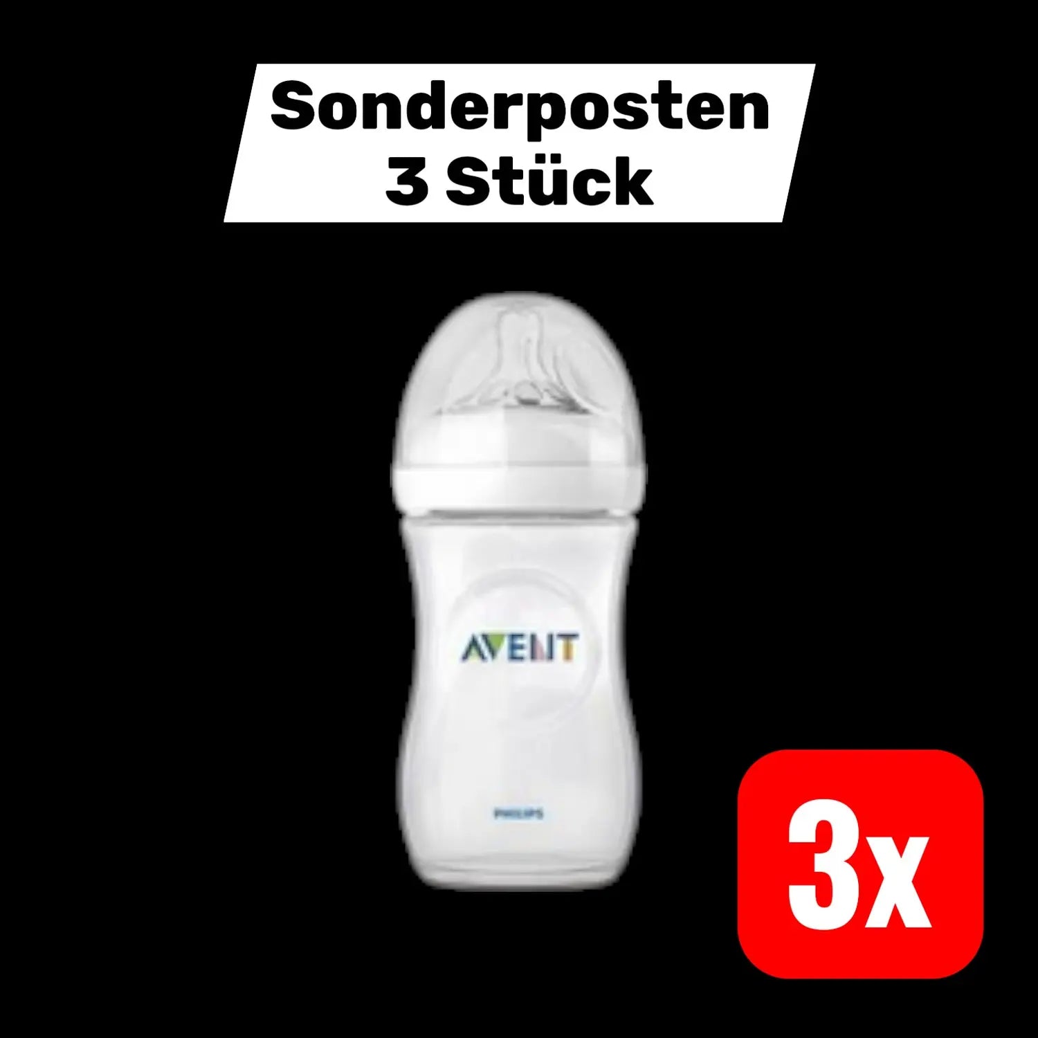 B-Ware Philips Avent Naturnah Babyflasche Trinkflasche Flasche 260ml 3 Stück - 8710103873600