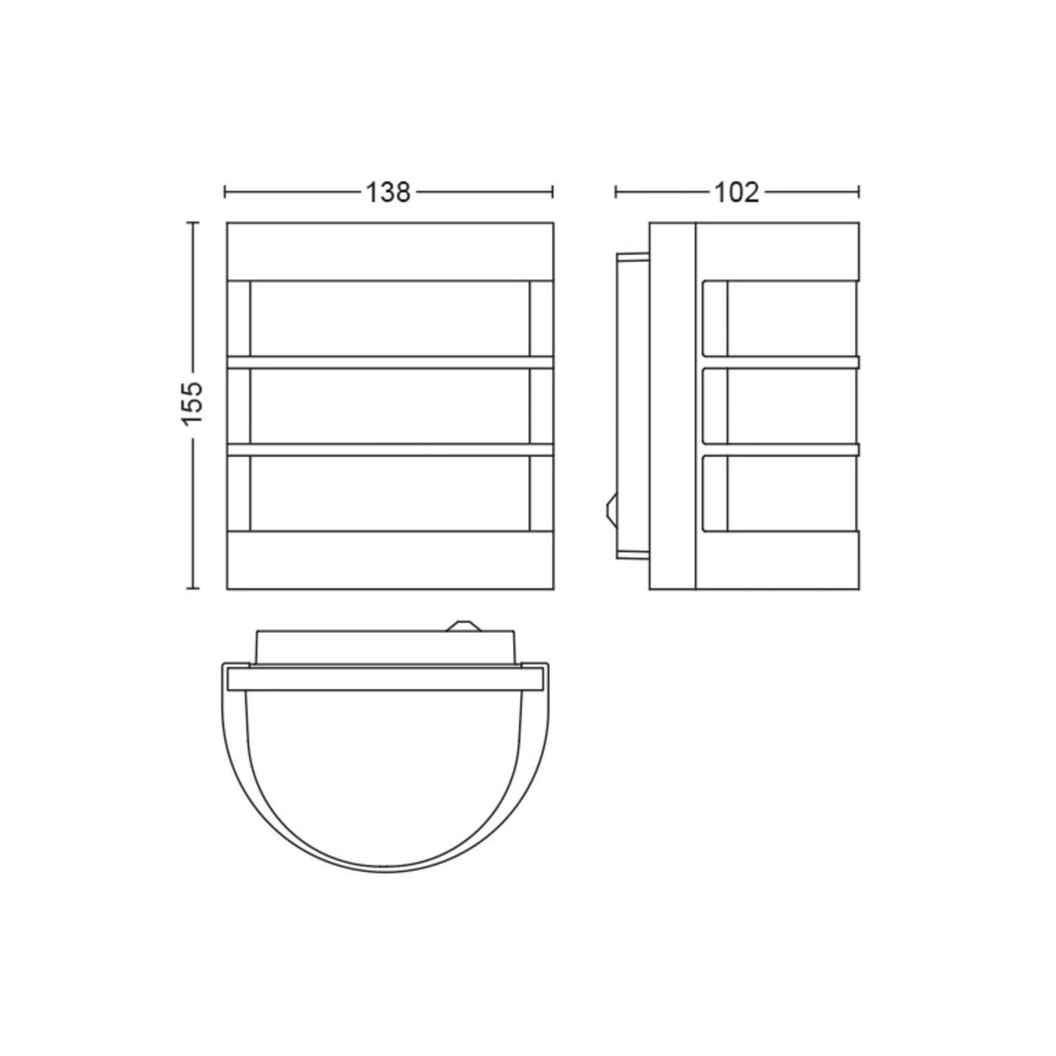 C-Ware Philips Calgary Außenwandlampe Sensor Wandlampe Wandlicht Lampe Siehe Text/Foto - 8718696176764
