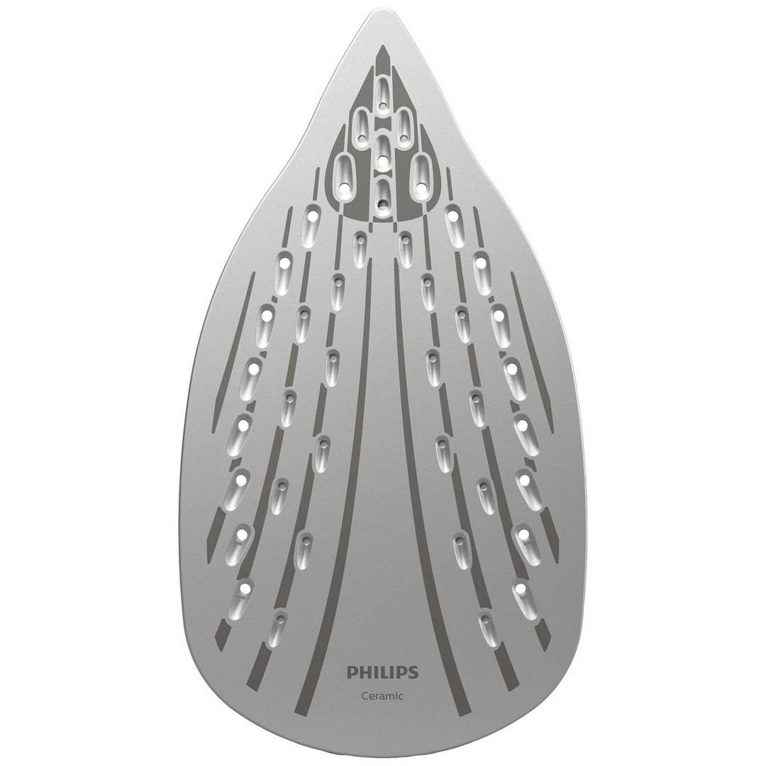 Philips Dampfbügeleisen Bügeleisen Eisen Keramikbeschichtet Kalk Clean Silber B-Ware - 8710103913016
