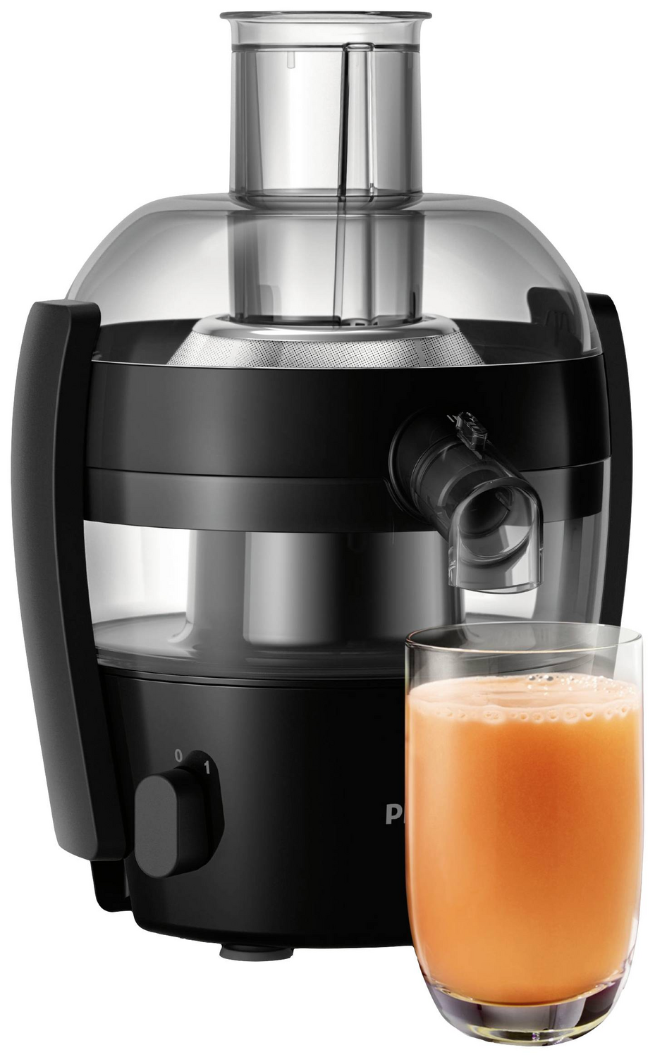 B-Ware Philips Entsafter Saftpresse Zentrifugal Entsafter Saft 500 W Quick Clean Schwarz - 8710103642756