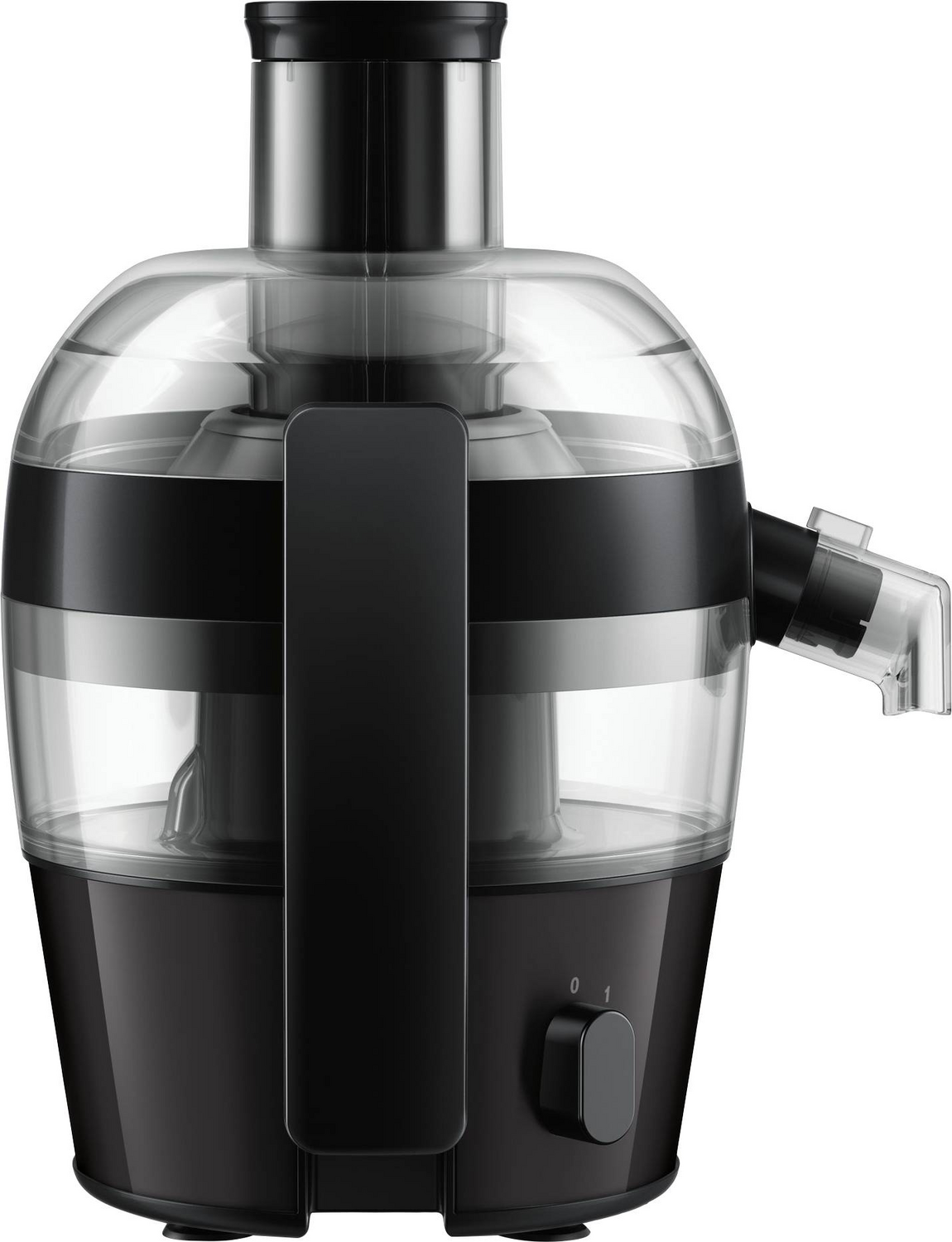 B-Ware Philips Entsafter Saftpresse Zentrifugal Entsafter Saft 500 W Quick Clean Schwarz - 8710103642756