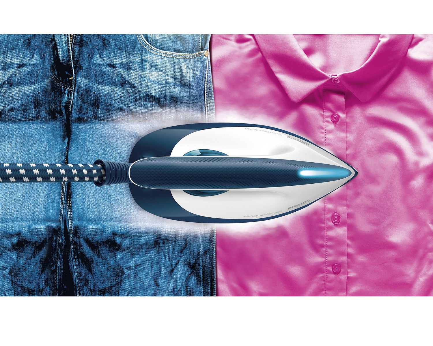 B-Ware Philips Perfect Care Compact Gc7840/20 Dampfbügelstation Dampfbügeleisen Glätter  - 8710103935841