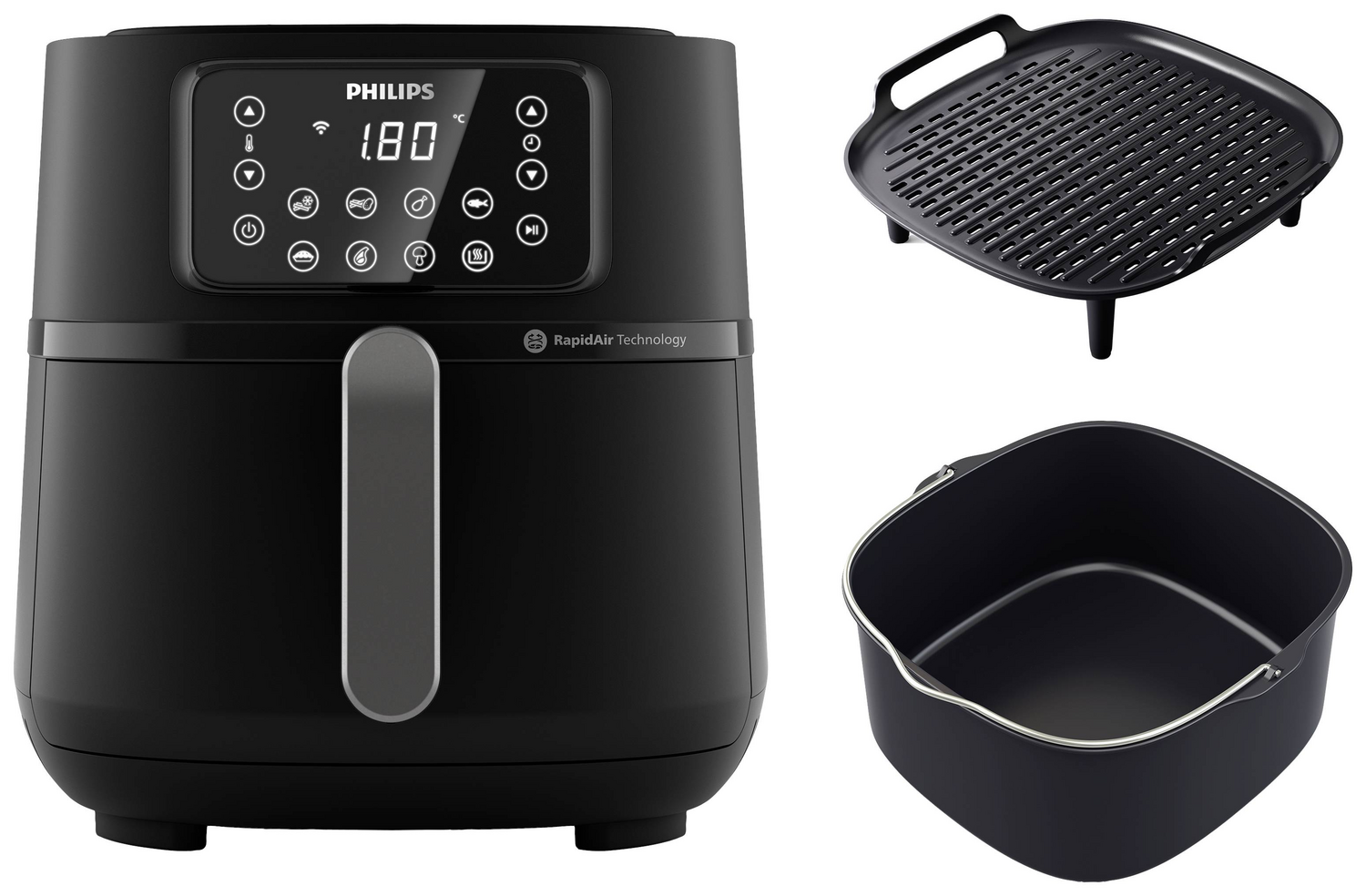 D-Ware Philips Hd9285/93 Heißluft Fritteuse 2000 W App Antihaftbeschichtung Defektware - 8720389015045