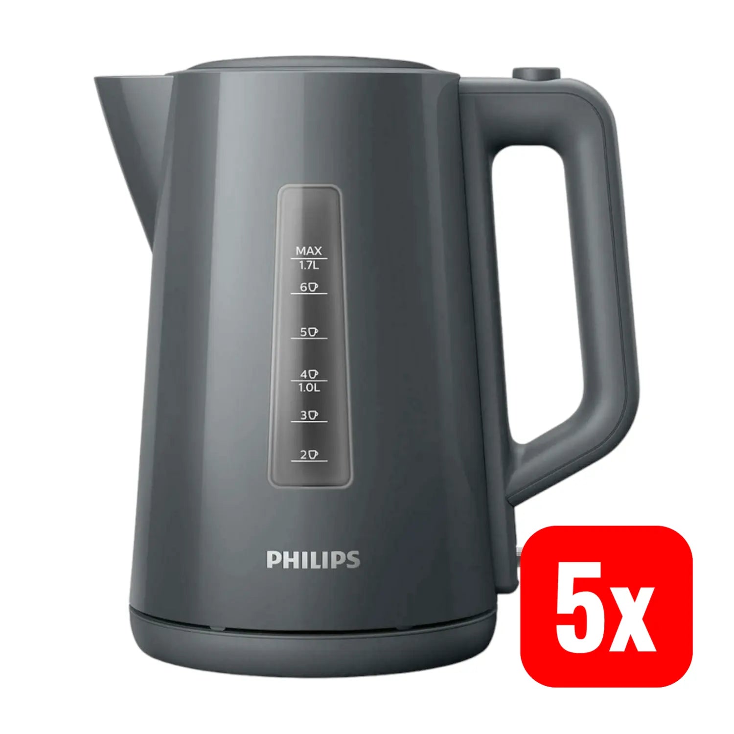 B-Ware Philips Series 3000 Daily Wasserkocher Tee überhitzungsschutz Schwarz 5 Stück - 8720389005091