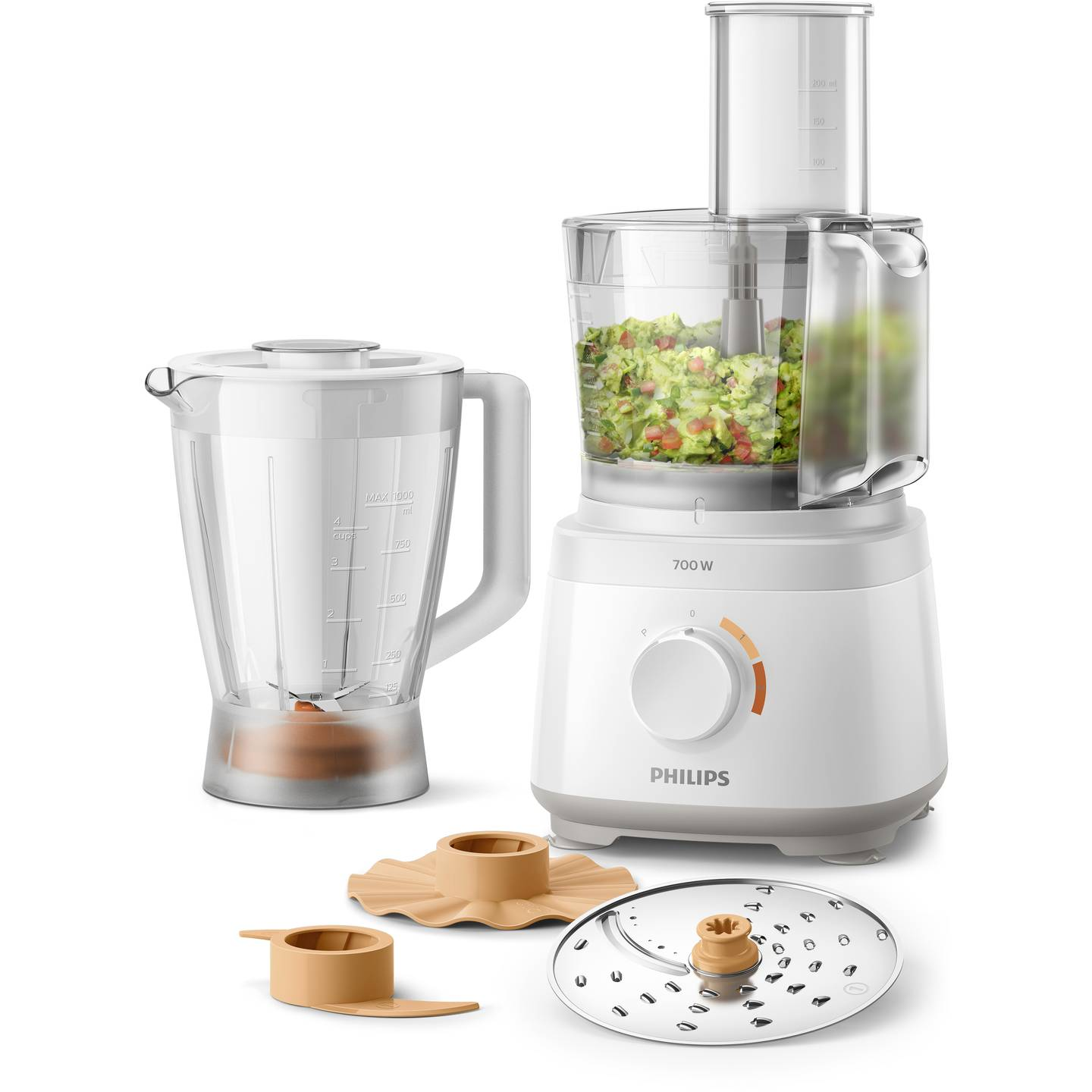B-Ware Philips Home Hr7320/00 Küchenmaschine Küchenhelfer Food Processor 700 W Weiß - 8710103895145