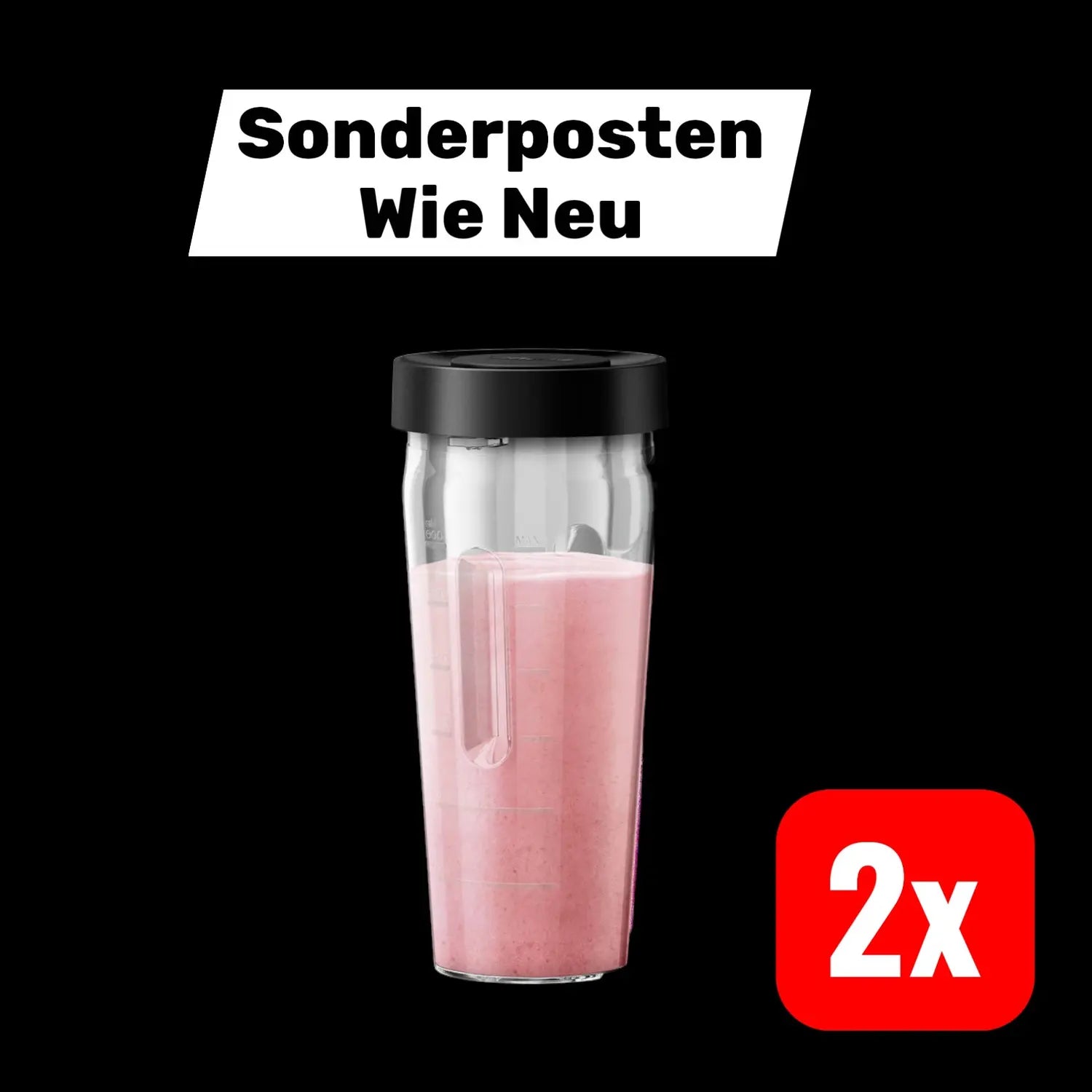 B-Ware Philips Home Hr0710/00 Trink /Mixbehälter Smoothiebecher 2 Stück - 8720389019968