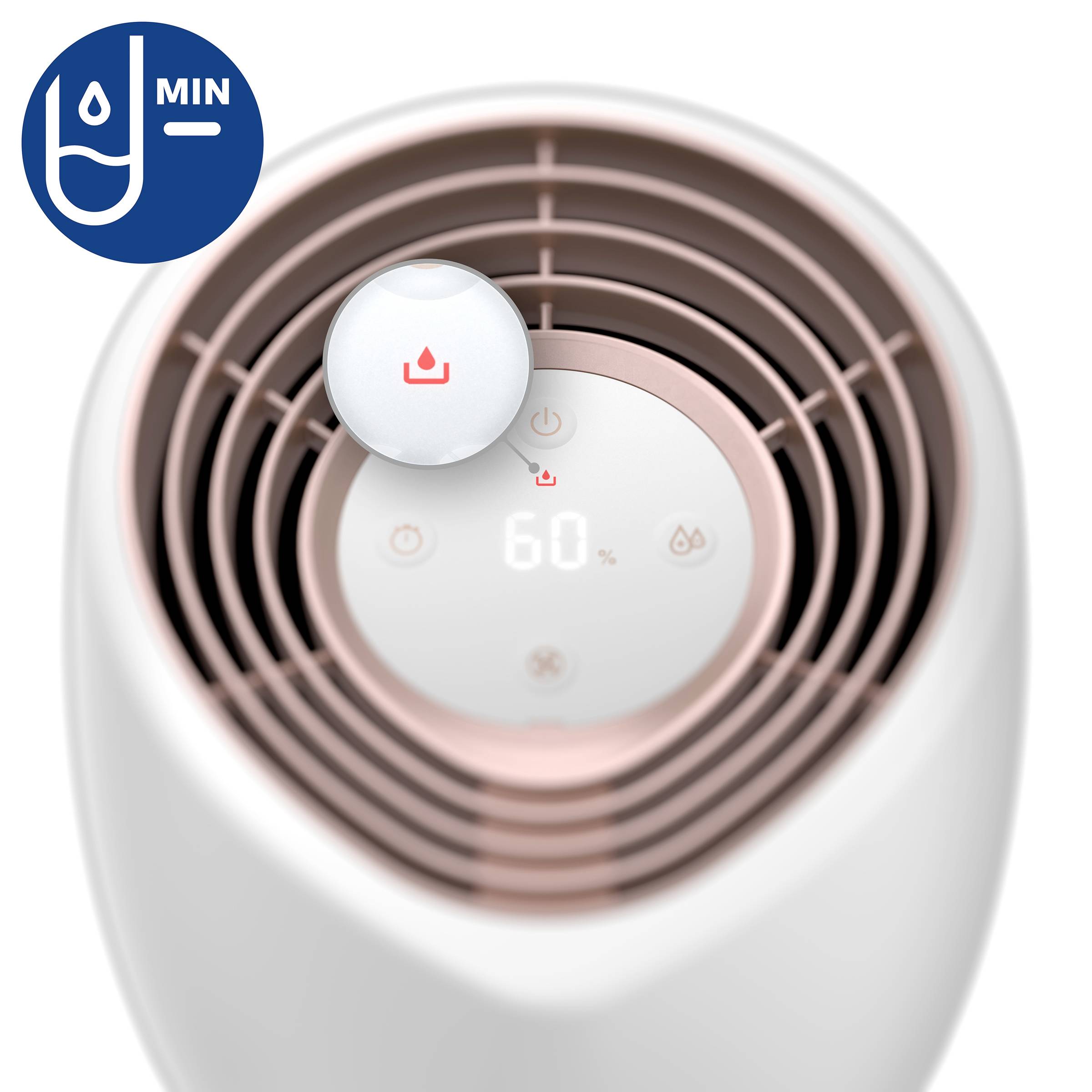 Philips Luftbefeuchter NanoCloud HU2716/10 Hygienisch 2l 0.2 Befeuchter - 8710103941859