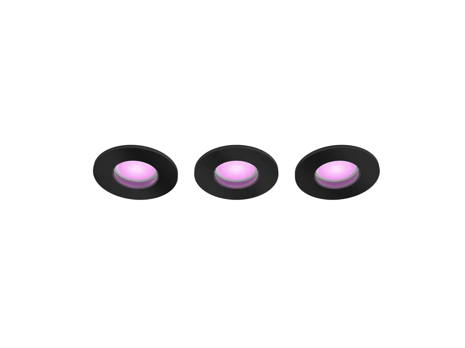 B-Ware Philips Hue Deckenleuchte Einbauspot Spot Smart Led Innenbereich Schwarz 3x Set  - 8720169320895