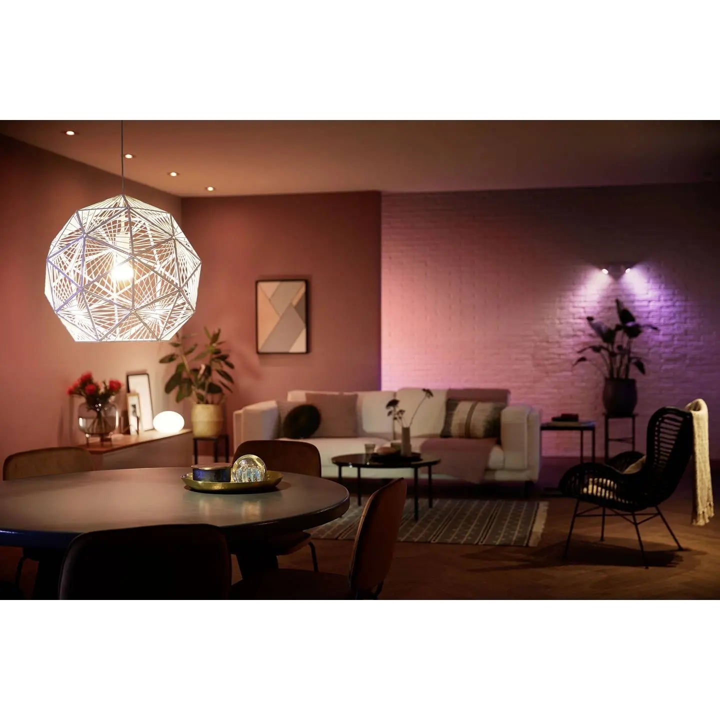 B-Ware Philips Hue Led 3er E27 Lampe Starterset Weiß Color Bridge Dimmschalter Set - 8719514291355