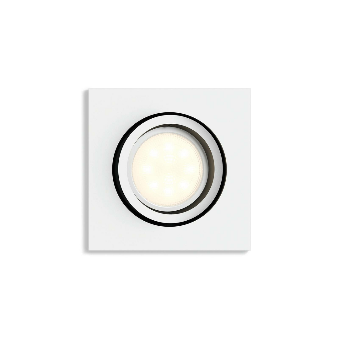 Philips Hue Milliskin Led Einbauspot Wandspot Deckenlampe Spot Eckig Weiß Lampe B-Ware - 8719514338609