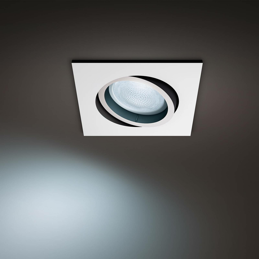 Philips Hue Milliskin Led Einbauspot Wandspot Deckenlampe Spot Eckig Weiß Lampe B-Ware - 8719514338609