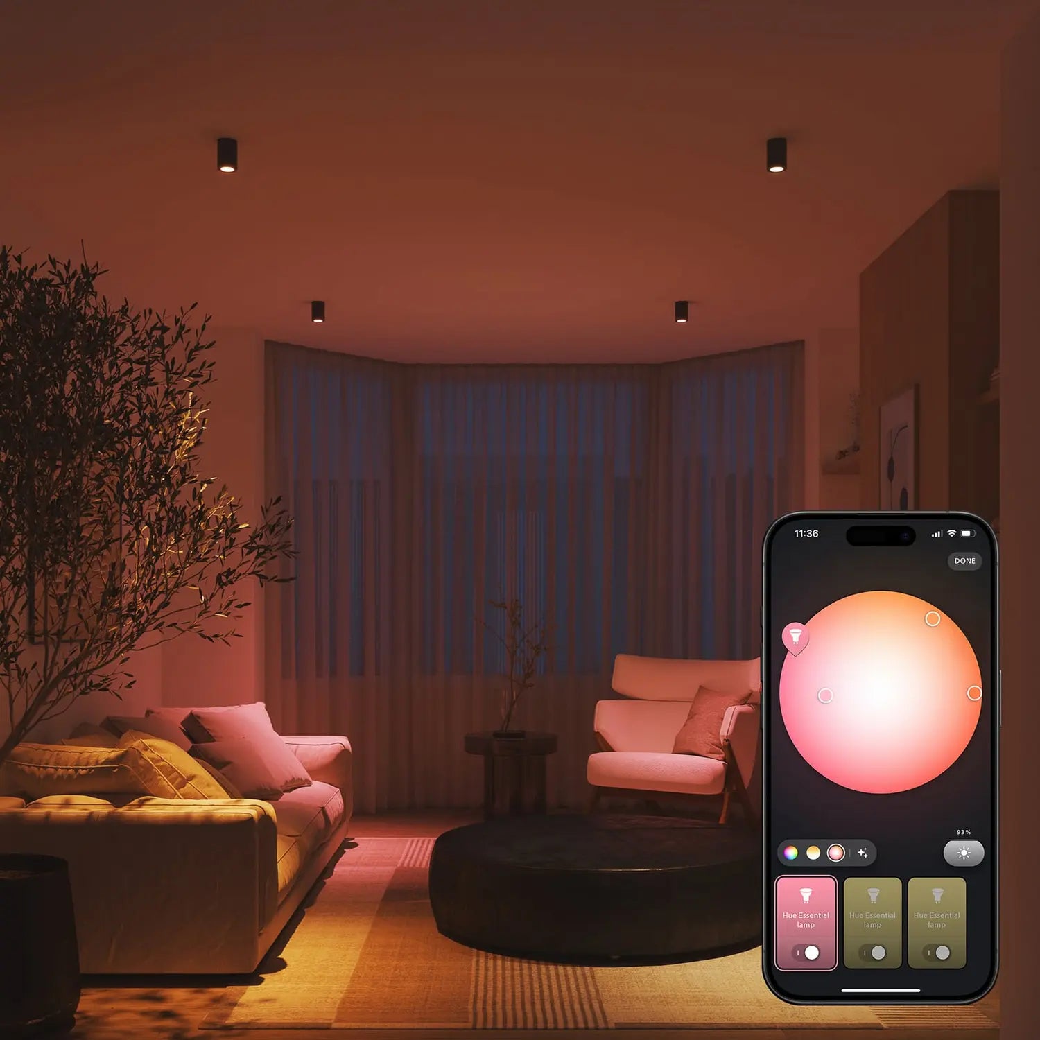 B-Ware Philips Hue Led Leuchtmittel Lampe Reflektor Smart Licht Rgb Gu10 3er Set - 8721103055330