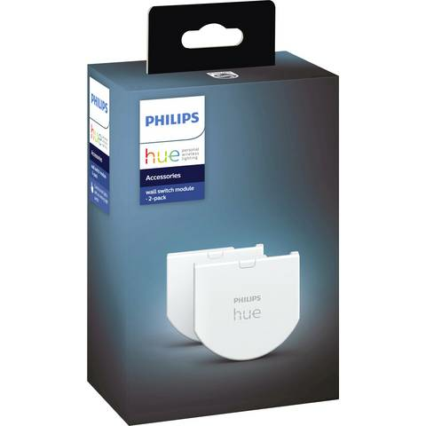 B-Ware Philips Lighting Hue 2er Set Wandschalter Wallswitch Modul Doppelpack Weiß - 8719514318021