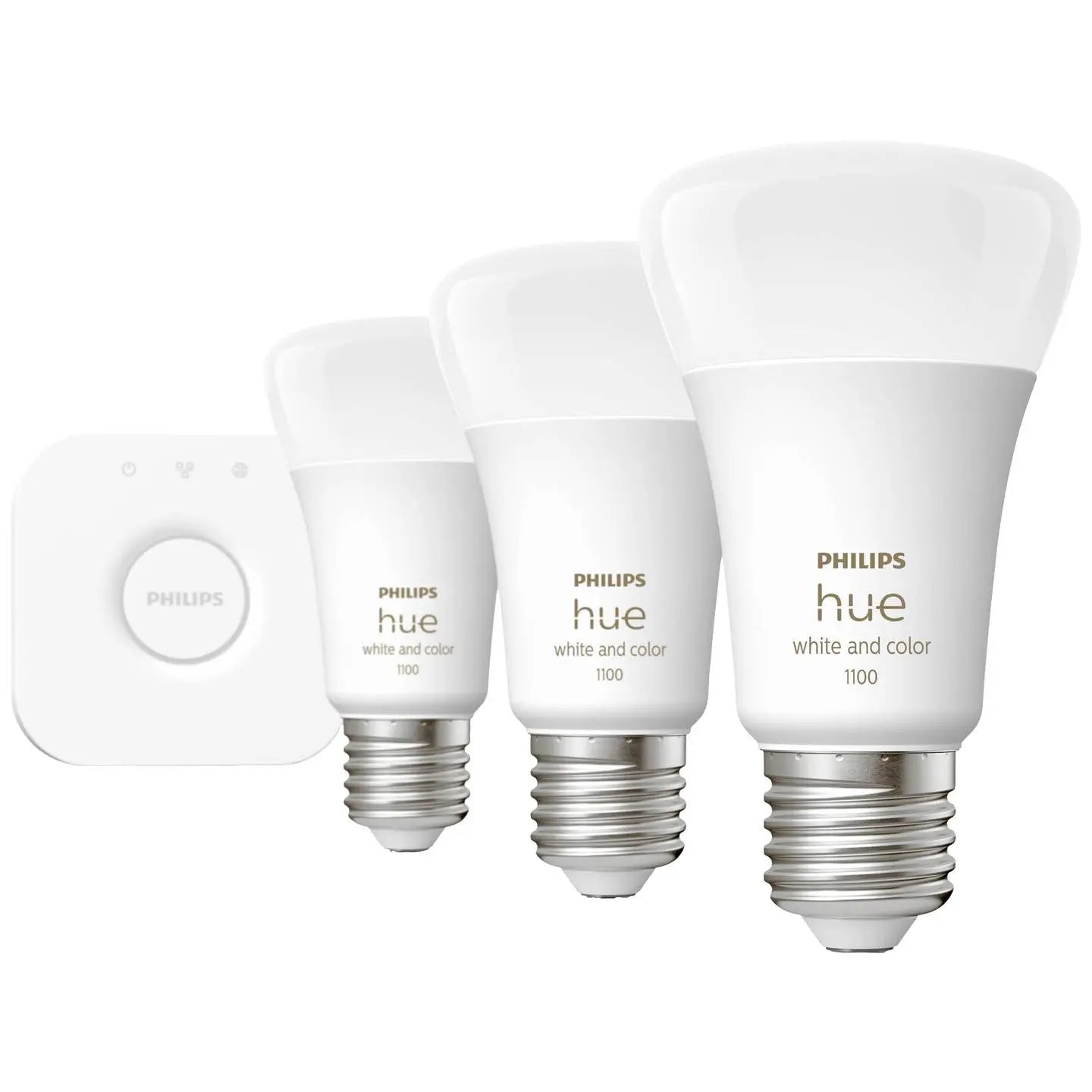 B-Ware Philips Hue Beleuchtungskit 3 Led Lampen E27 A60 Rgbw Starterset Weiß Smart Home - 8719514291515