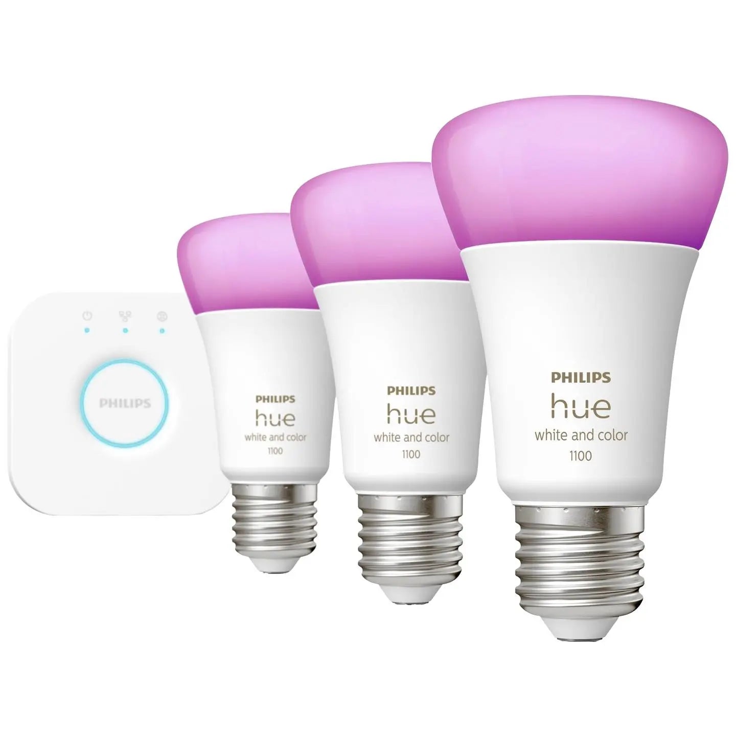 B-Ware Philips Hue Beleuchtungskit 3 Led Lampen E27 A60 Rgbw Starterset Weiß Smart Home - 8719514291515