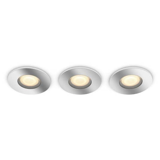 Philips Hue White Ambiance Adore Einbauspot 3er Set Deckenlampe Einbaulampe Gu10