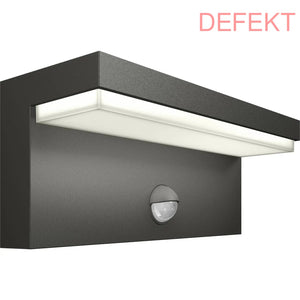 D-Ware Philips Außenwandleuchte Wandlampe Led Bewegungsmelder Anthrazit Defektware