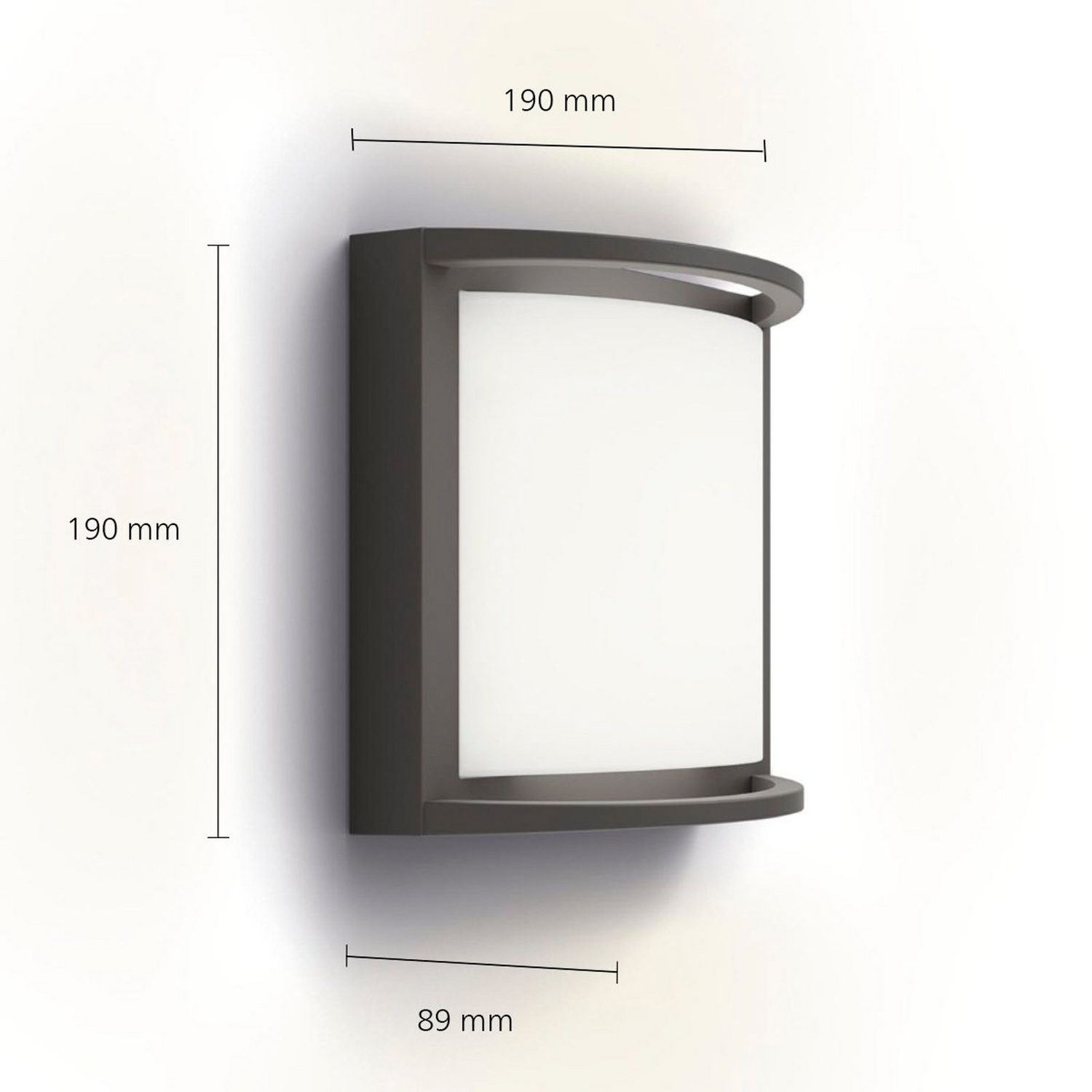 B-Ware Philips Led Außenwandleuchte Außenlampe Samondra Ue Wandleuchte Außenbereich - 8720169276864