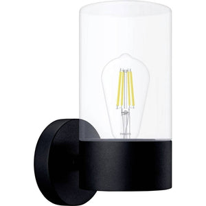 B-Ware Philips LED Flareon Außenwandleuchte Außenlampe E27 Wandlampe Leuchte Schwarz