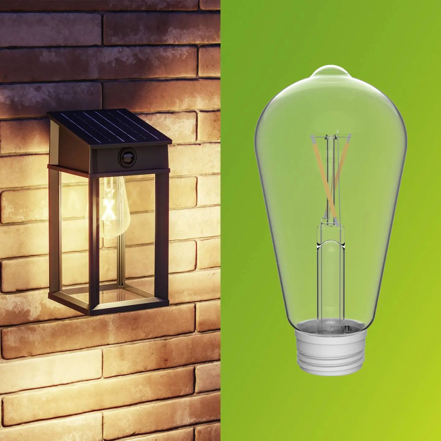 B-Ware Philips Led Geri Solar Außenwandleuchte Lampe Bewegungsmelder Led 3.2 W Schwarz - 8720169361829